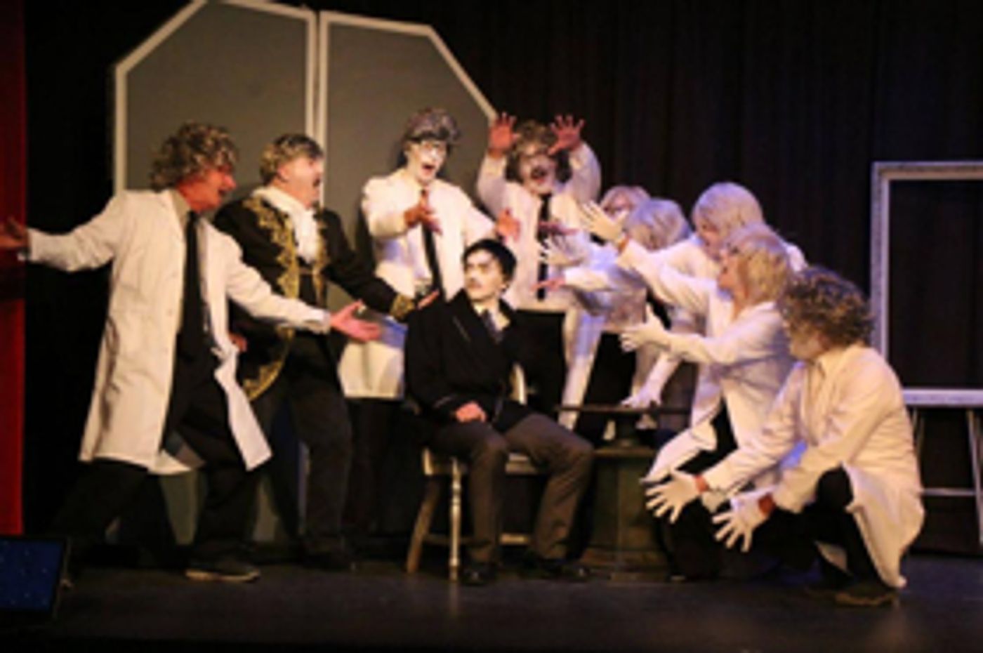 Review: YOUNG FRANKENSTEIN, THE MUSICAL at North Fork Community Theatre: It's alive!... in black and white!  Image