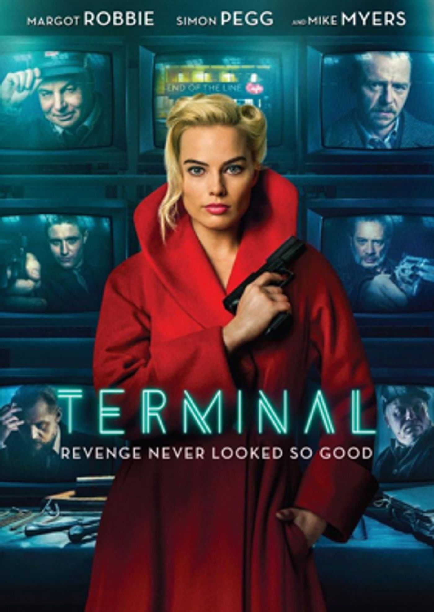 TERMINAL Starring Margot Robbie, Simon Pegg, & Mike Meyers to be Released on DVD & Blu-Ray June 26  Image