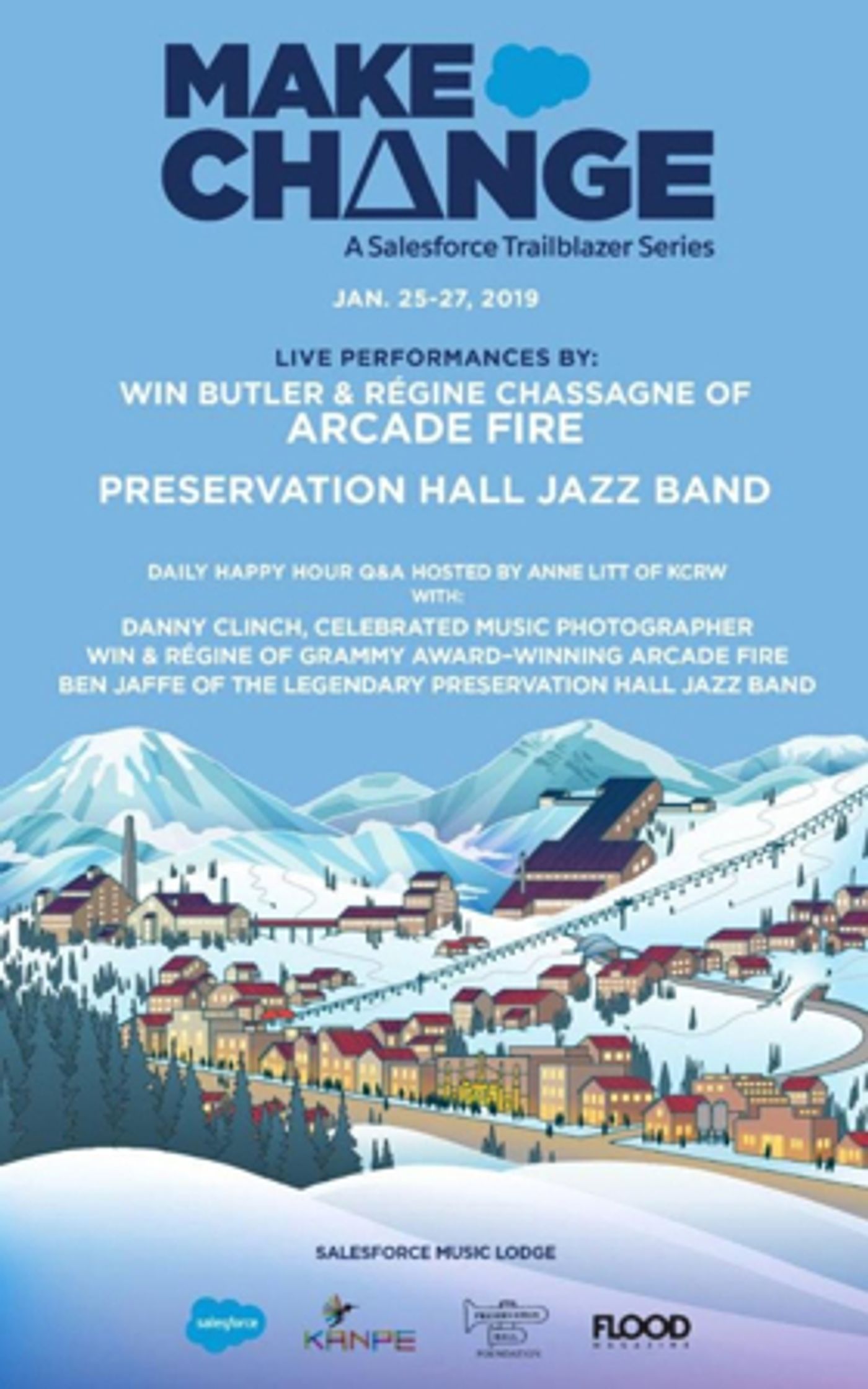Salesforce's 'Make Change' Series to Feature Live Performances by Arcade Fire's Win Butler & Régine Chassagne, Preservation Hall Jazz Band and More  Image