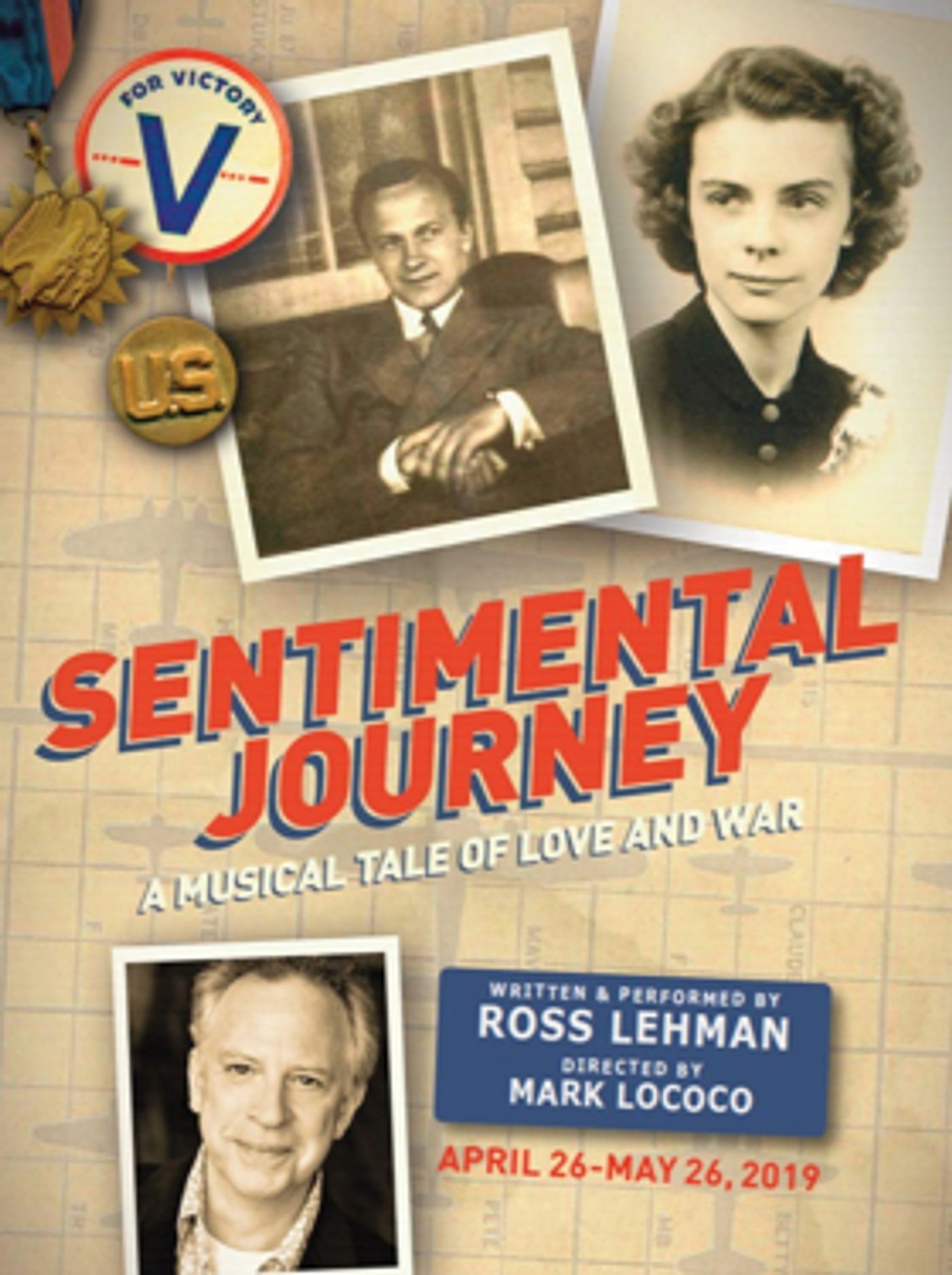 Ross Lehman's SENTIMENTAL JOURNEY opens April 26th at Citadel Theatre  Image