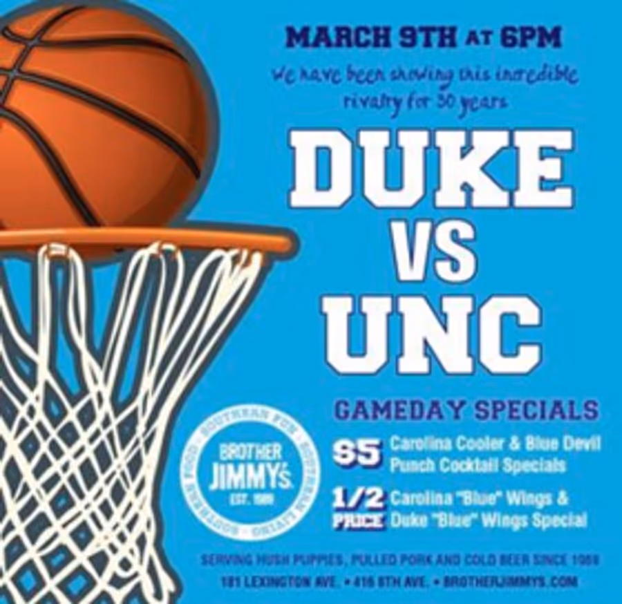 BROTHER JIMMY'S Hosts the Big Game Watch Party on Saturday 3/9 at 6:00 pm Image