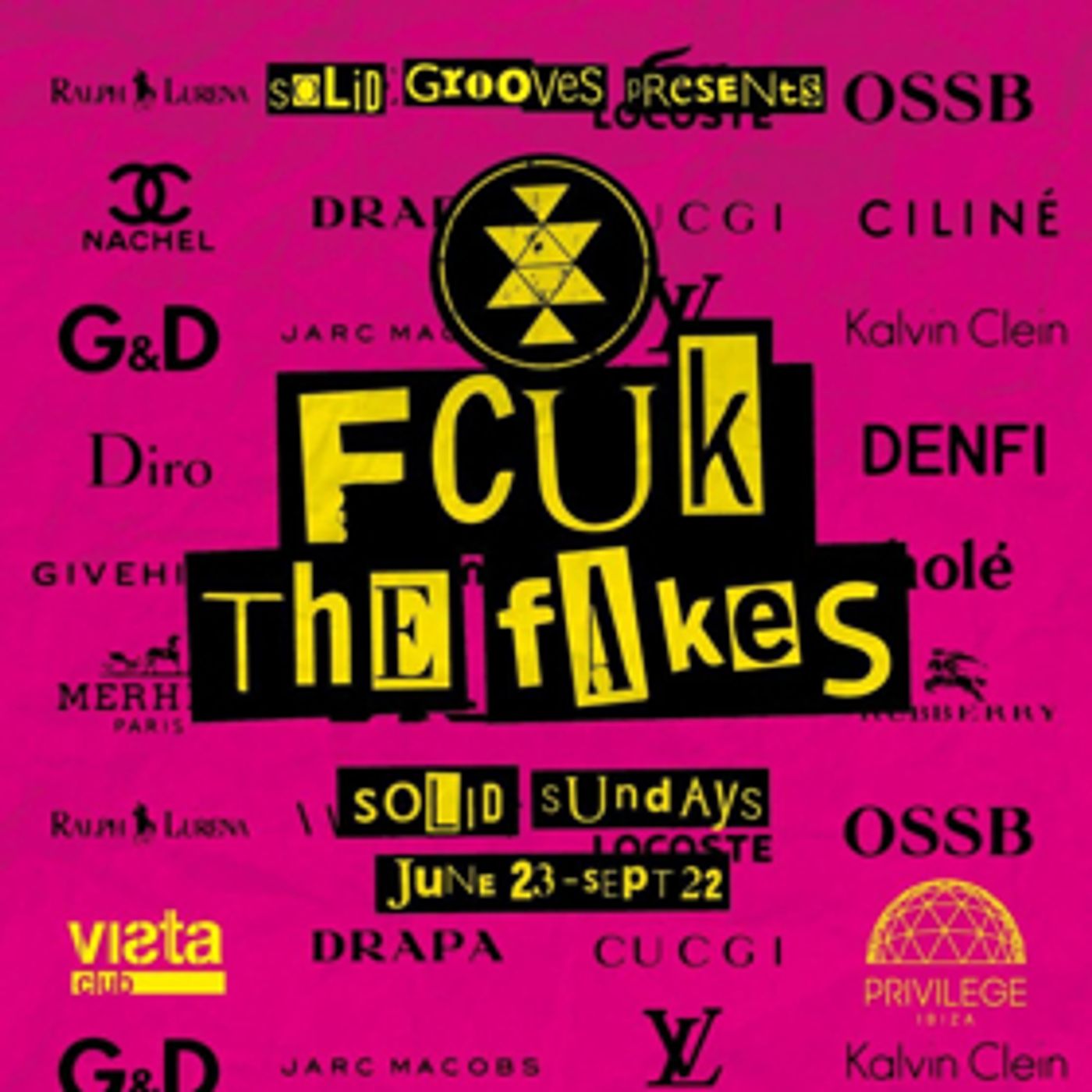 Solid Grooves Presents FCUK THE FAKES Sunday Series  Image
