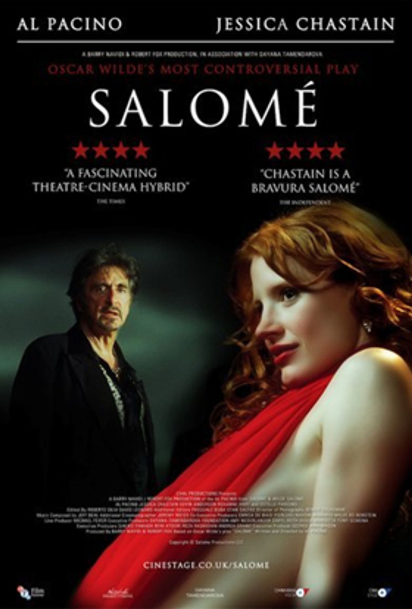 SALOME Starring Al Pacino and Jessica Chastain Will Stream on BroadwayHD  Image