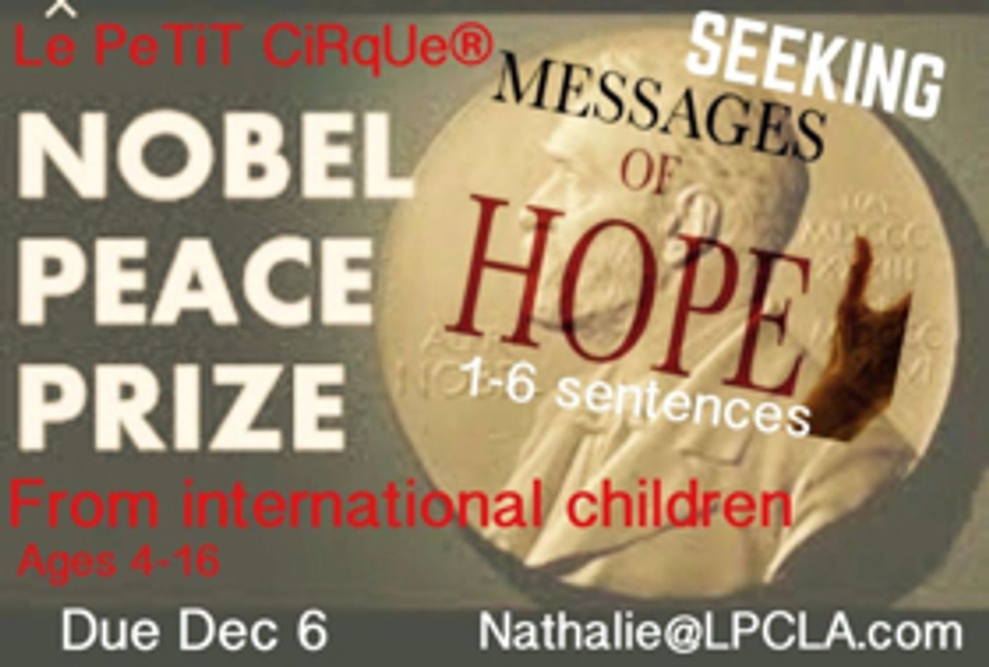 Youth Performance Company Le PeTiT CiRqUe to Perform at 24th Annual Nobel Peace Prize Concert  Image