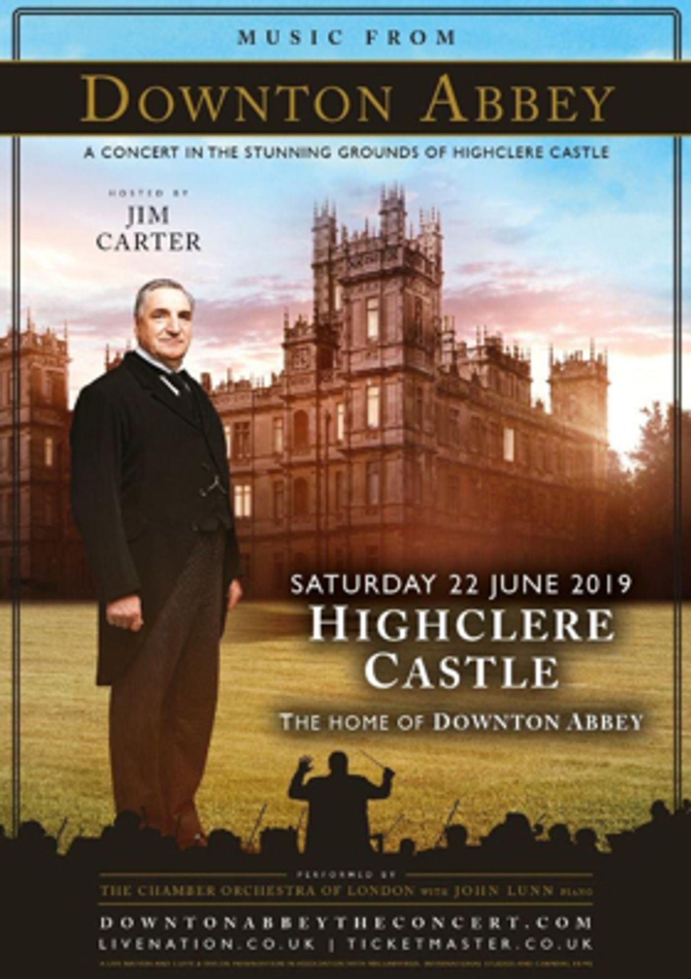 The Music From Downton Abbey Comes to Highclere Castle Hosted By Jim Carter The Music From Downton Abbey Comes to Highclere Castle Hosted By Jim Carter Image