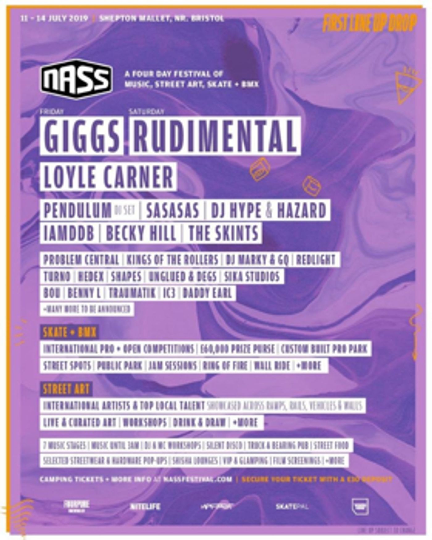 NASS Festival Announces First Acts, Featuring Giggs, Rudimental, Loyle Carner NASS Festival Announces First Acts, Featuring Giggs, Rudimental, Loyle Carner Image