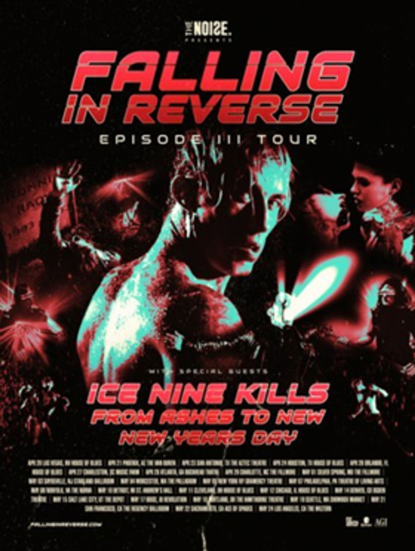 New Years Day Announces U.S. Spring Tour With Falling In Reverse New Years Day Announces U.S. Spring Tour With Falling In Reverse Image