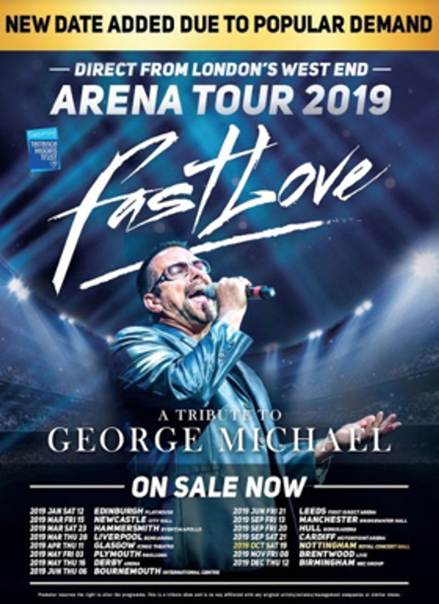 George Michael Tribute Show FASTLOVE Will Embark on an Arena Tour  Image