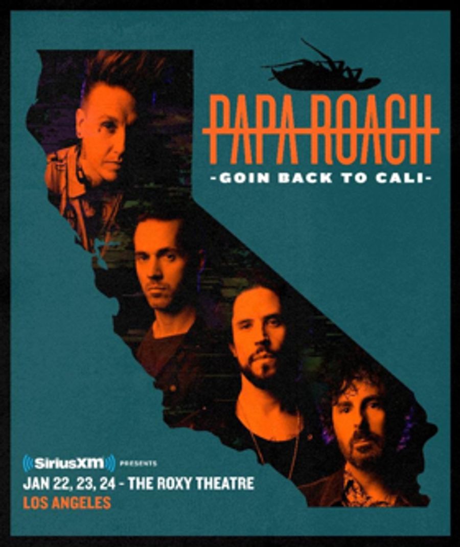 PAPA ROACH Are 'Goin' Back To Cali' With Special Shows at The Roxy Image