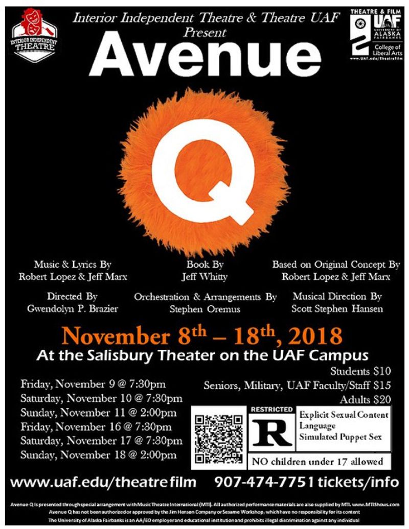 AVENUE Q Comes To Interior Independent Theatre Through 11/18 Image