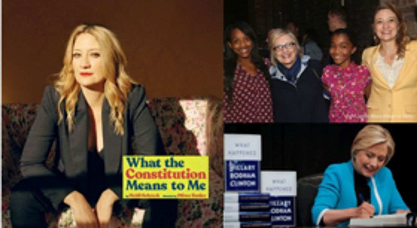 Bid Now to Dine with Heidi Schreck, 2 Tickets to WHAT THE CONSTITUTION MEANS TO ME, Plus Autograph from Hillary Clinton  Image
