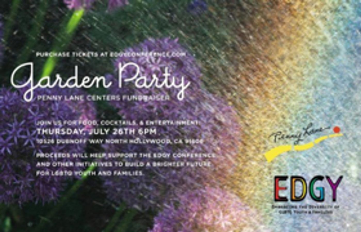 Penny Lane Centers Holds Annual Edgy Conference Garden Party To Raise Funds For LGBTQ+ Youth Penny Lane Centers Holds Annual Edgy Conference Garden Party To Raise Funds For LGBTQ+ Youth Image
