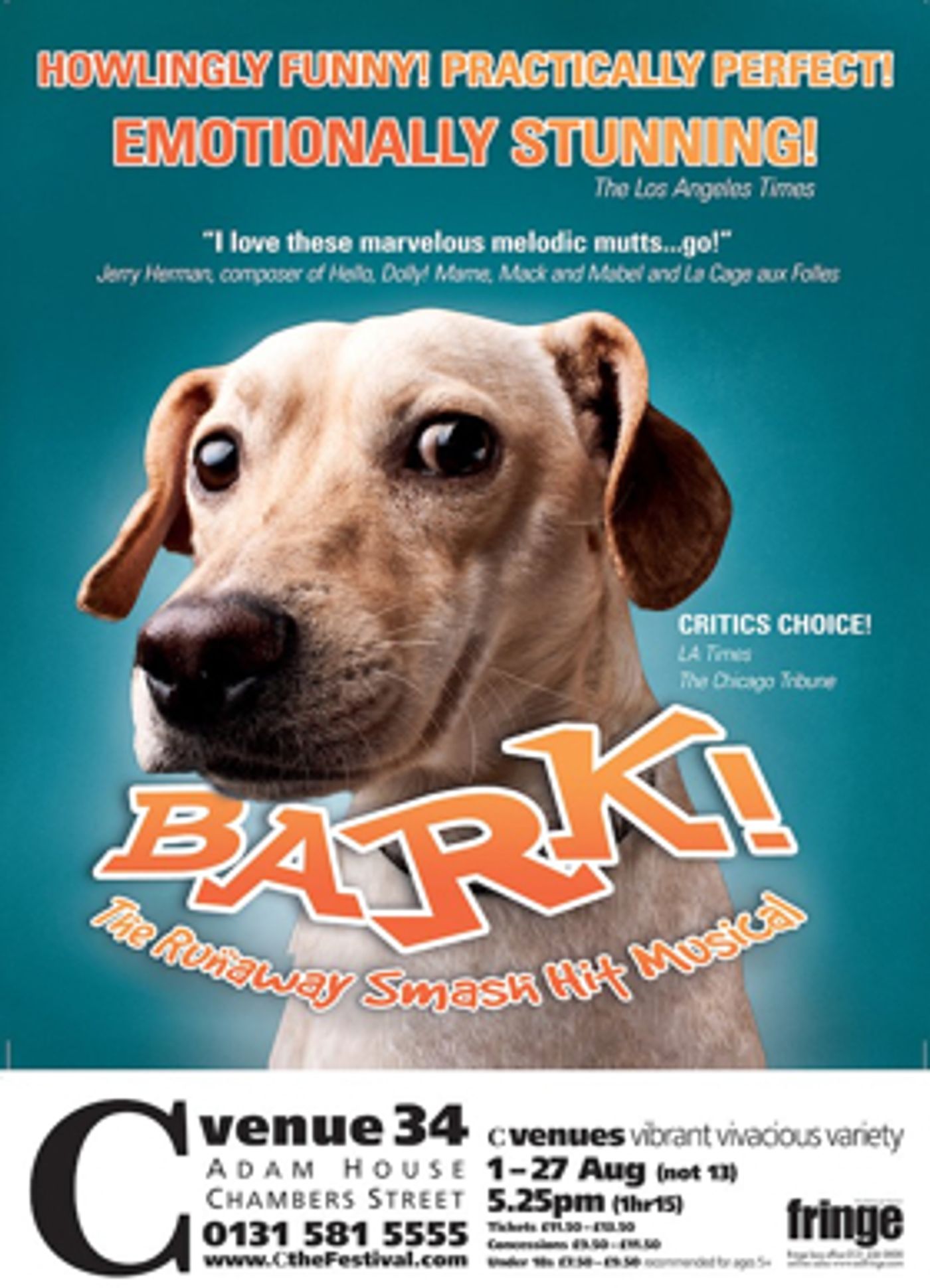 BARK! THE MUSICAL Comes to Edinburgh Fringe  Image