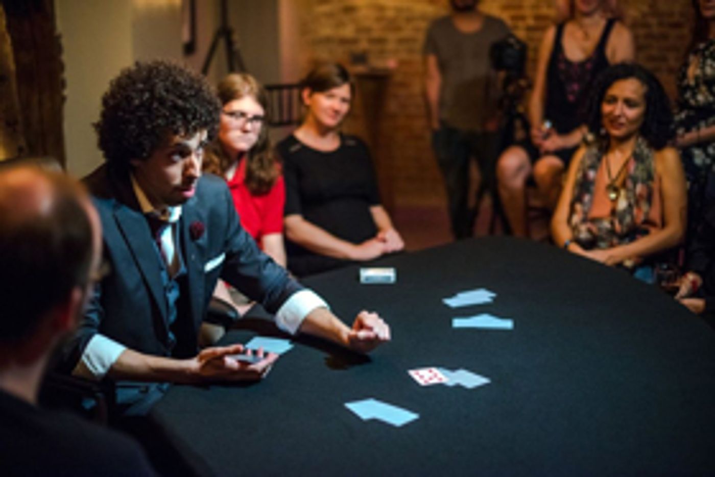 Review: SEE/SAW Magician Siegfried Tieber Amazes Close-Up Audience Conjuring Unbelievable Playing Card Manipulations  Image