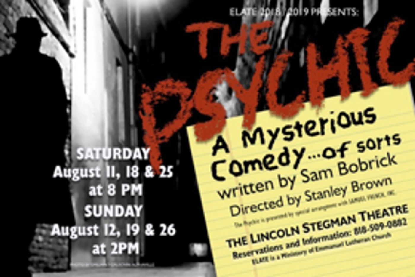 Review: THE PSYCHIC Offers Plenty of Comedy, Mystery, Murder and Mayhem Review: THE PSYCHIC Offers Plenty of Comedy, Mystery, Murder and Mayhem Image