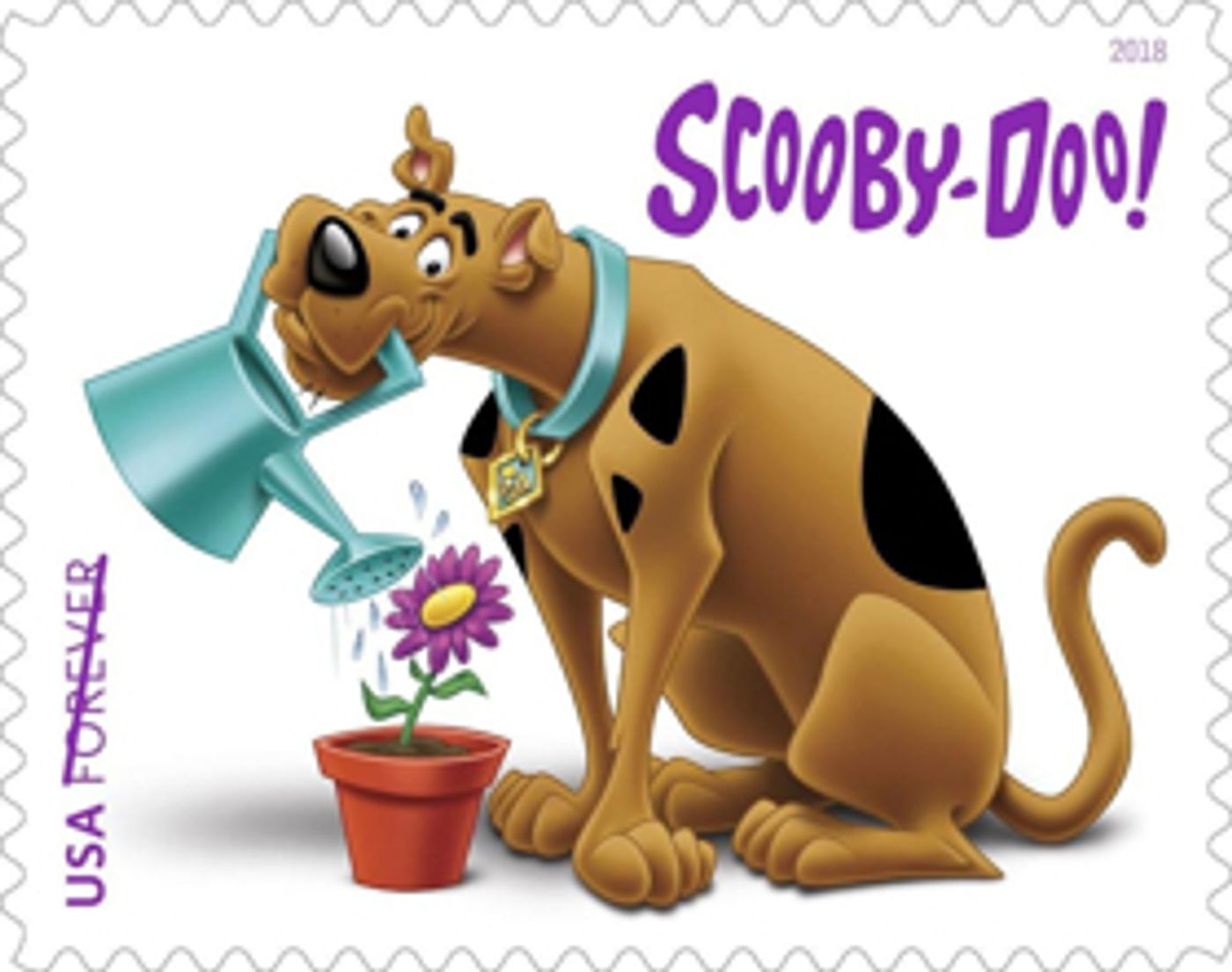 Everyone's Favorite Great Dane, SCOOBY-DOO, is New Addition to the 2018 Forever Stamp Program  Image