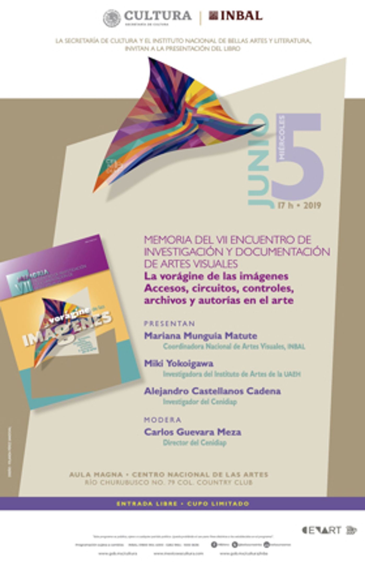 Cenidiap dará a conocer Memoria del VII Encuentro de Investigación y Documentación de Artes Visuales  Image