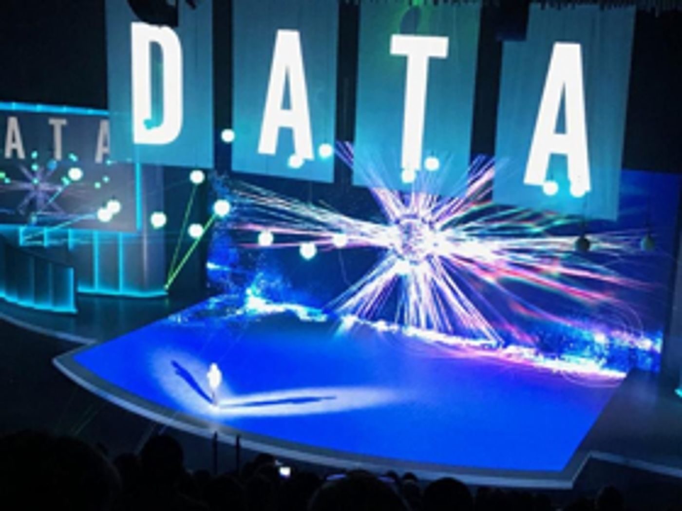 Fireplay Designs Custom Laser Effect For Intel Keynote Speech At 2018 CES In Las Vegas  Image