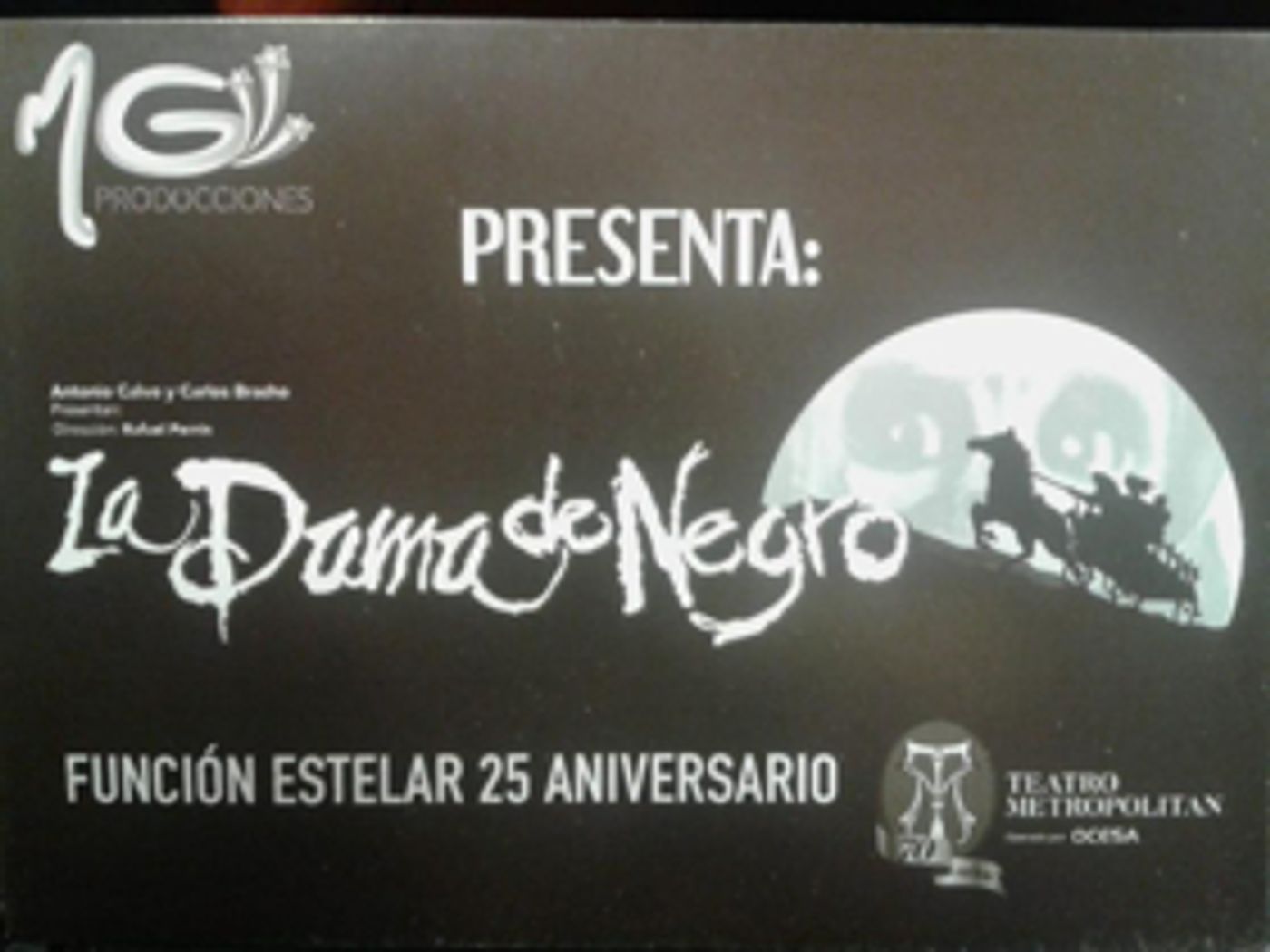 LA DAMA DE NEGRO México...una dama que cumple sus primeros 25 años.  Image