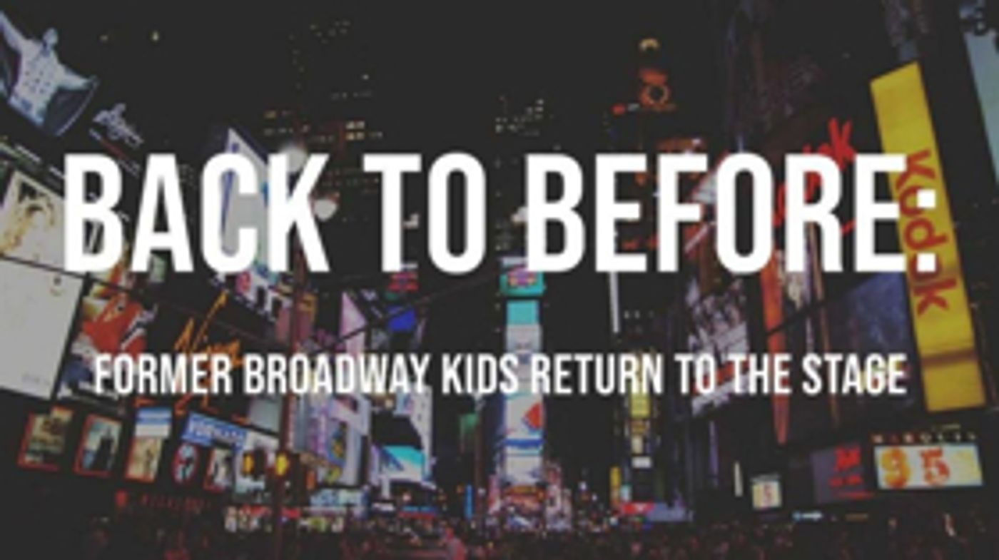 Feinstein's 54/Below Hosts BACK TO BEFORE  Image