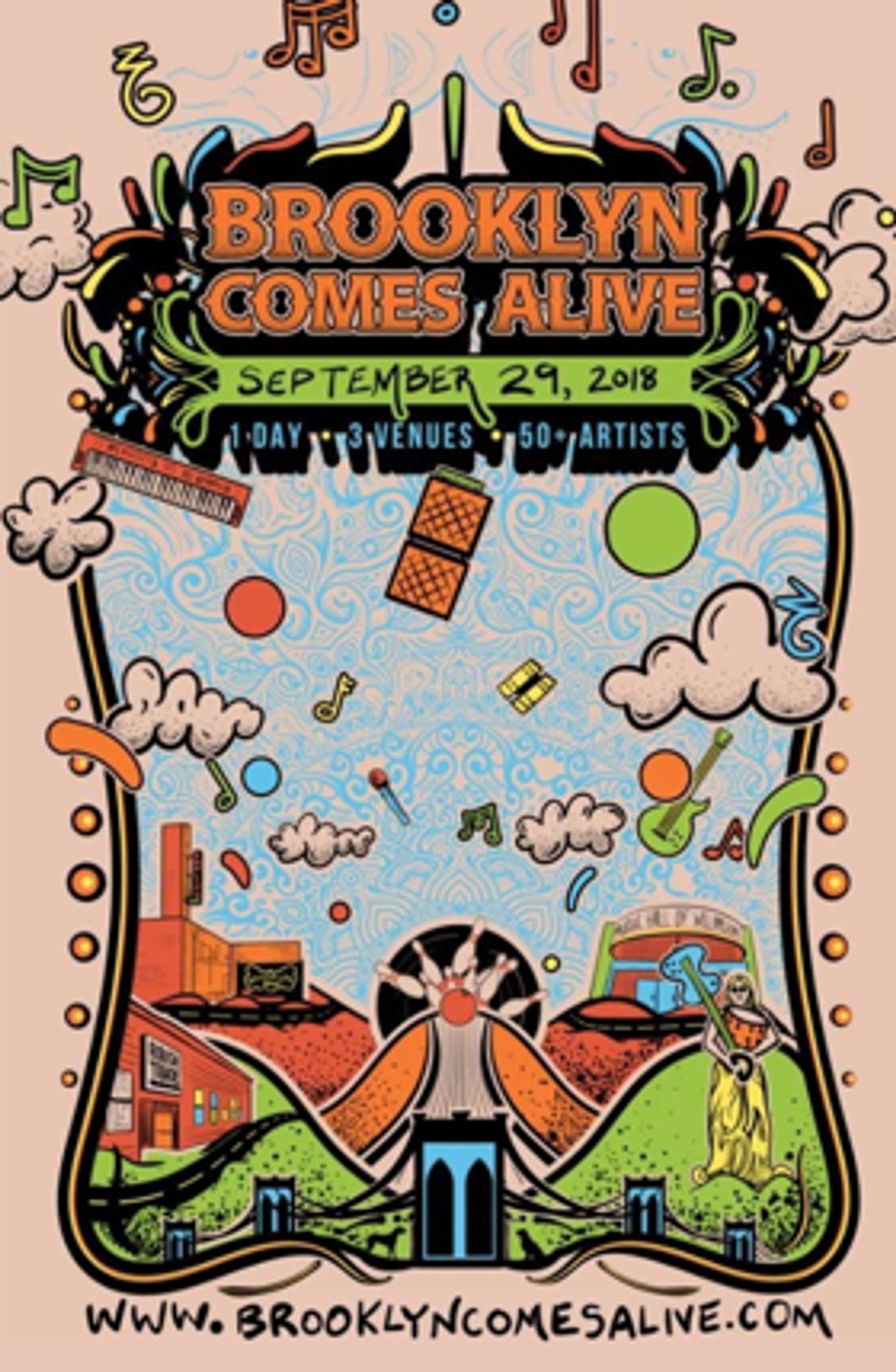 Brooklyn Comes Alive Announces 2018 Date & Venues, Adds Jam Cruise's Jam Room Brooklyn Comes Alive Announces 2018 Date & Venues, Adds Jam Cruise's Jam Room Image