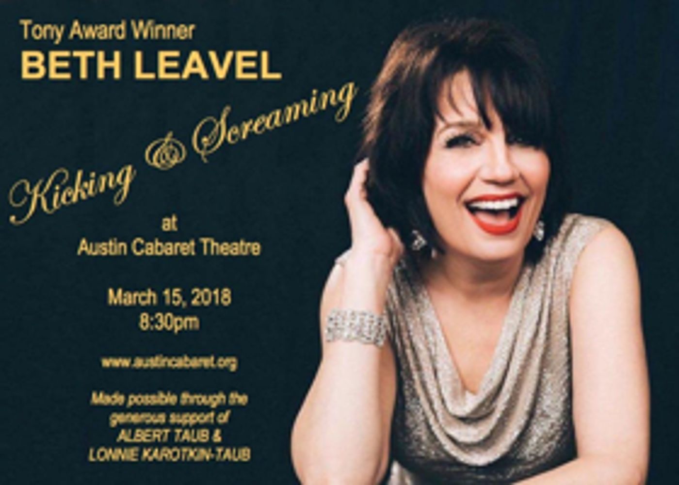 Review: Beth Leavel Charms in KICKING AND SCREAMING at Austin Cabaret Theatre  Image