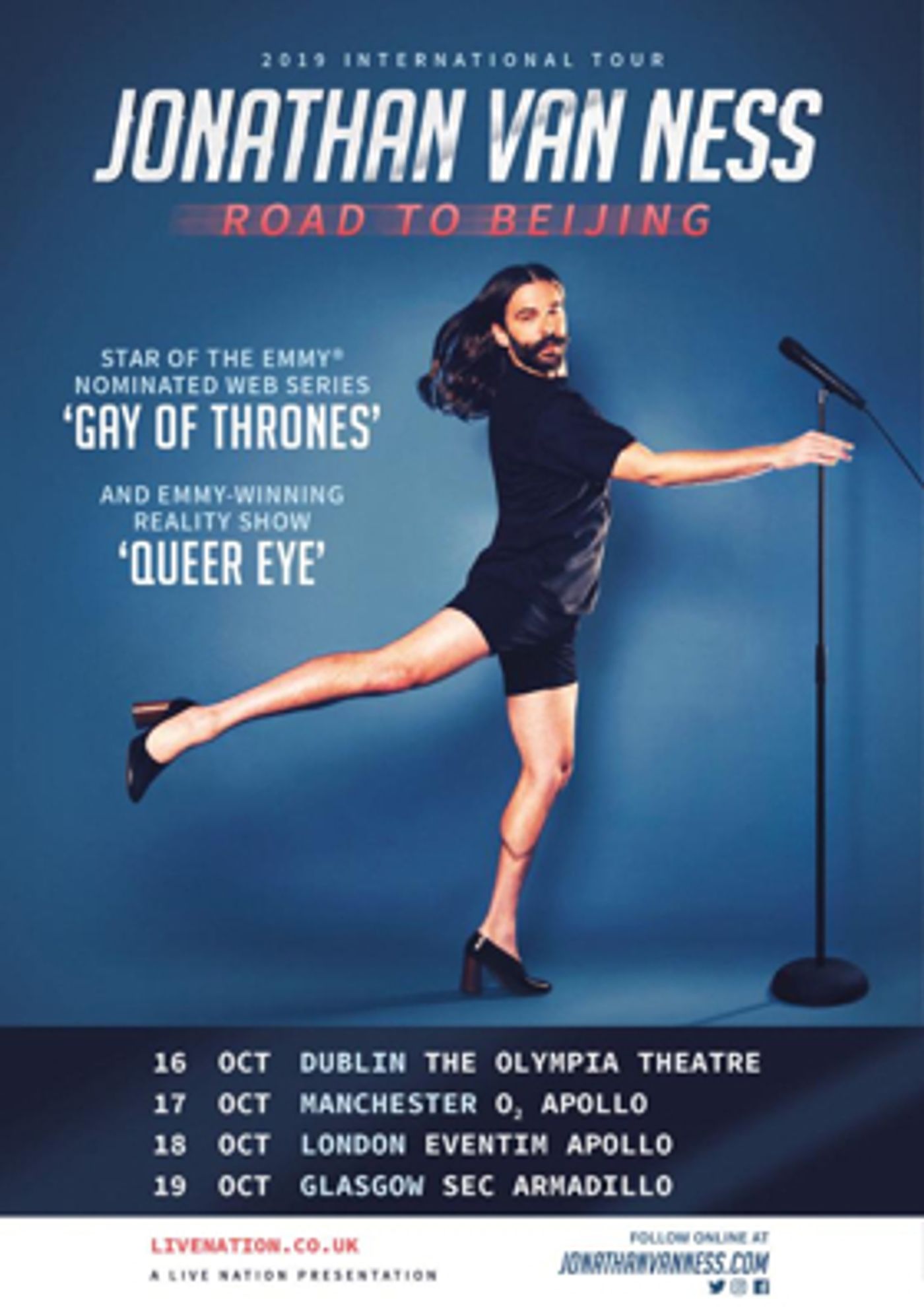 QUEER EYE's Jonathan Van Ness Announces U.K. & Ireland Tour QUEER EYE's Jonathan Van Ness Announces U.K. & Ireland Tour Image