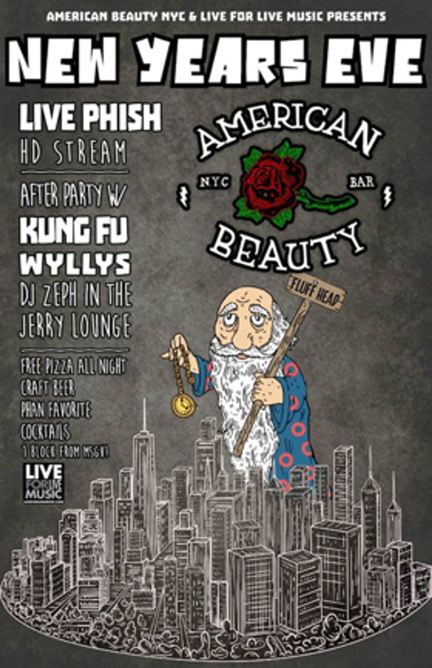 Kung Fu to Headline A NYE PHISH AFTER-PARTY at American Beauty NYC Kung Fu to Headline A NYE PHISH AFTER-PARTY at American Beauty NYC Image