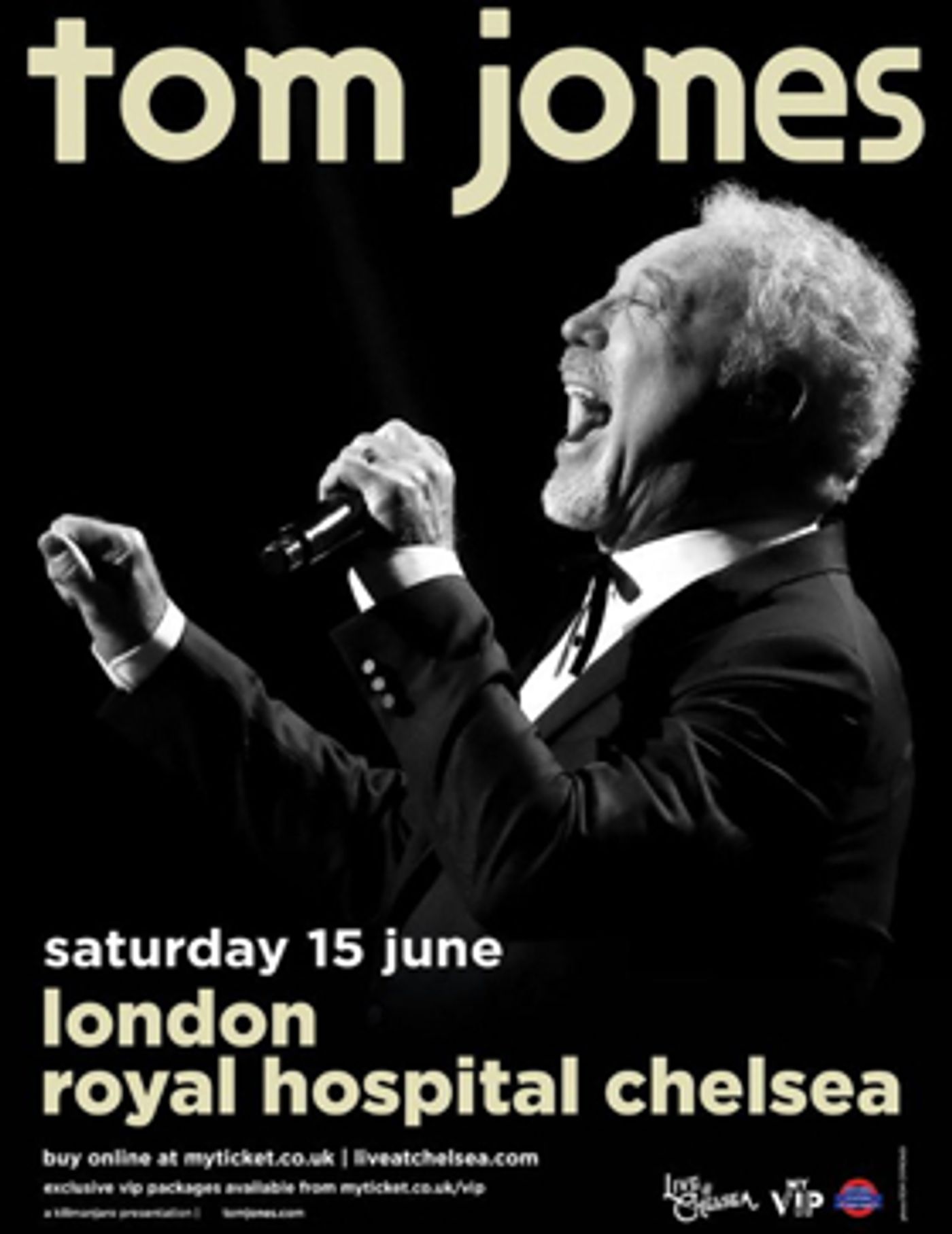 Tom Jones Will Headline an Outdoor London Show  Image