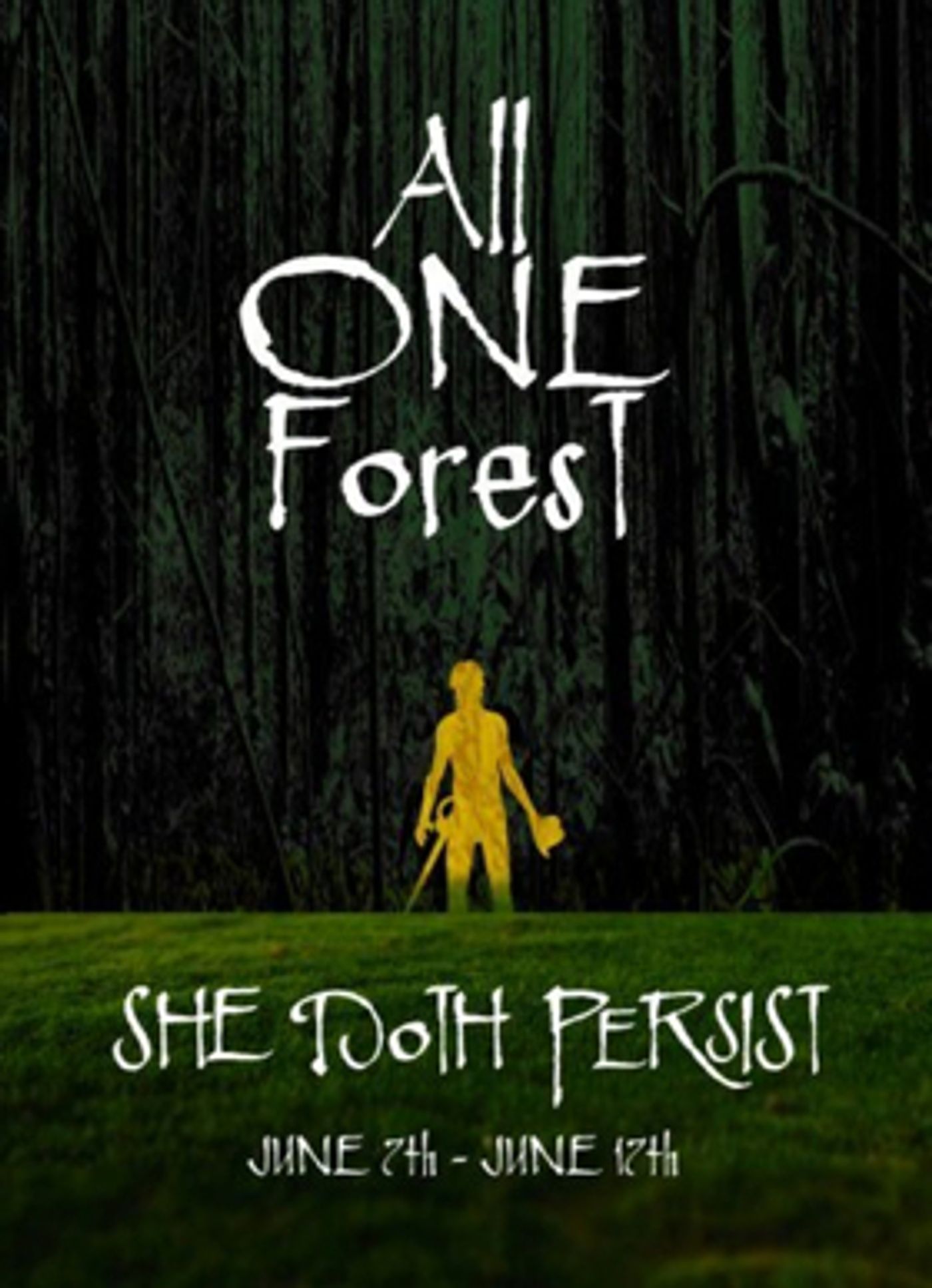 Barefoot Shakespeare Company and Occupy Verona Presents ALL ONE FOREST  Image