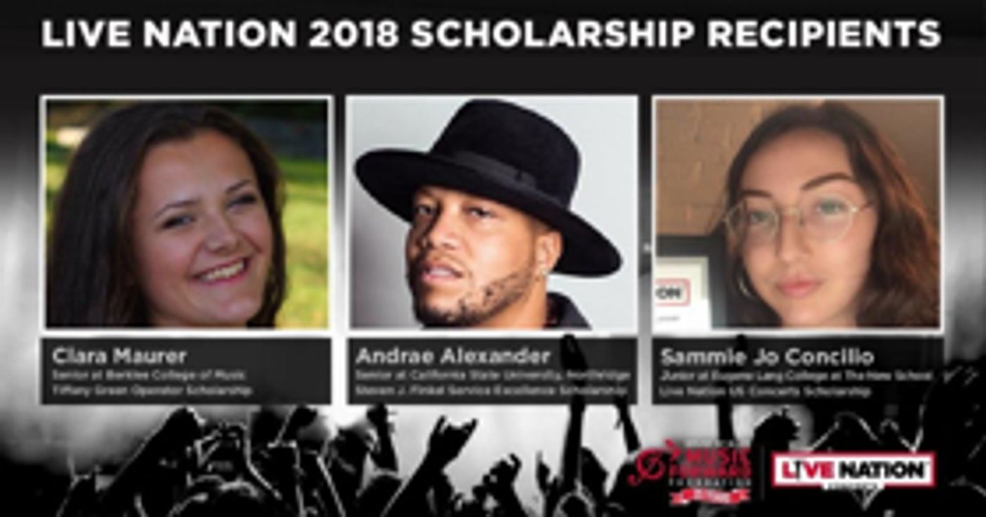 Live Nation Awards Scholarships to Empower Students Pursuing Careers in Music Industry Live Nation Awards Scholarships to Empower Students Pursuing Careers in Music Industry Image