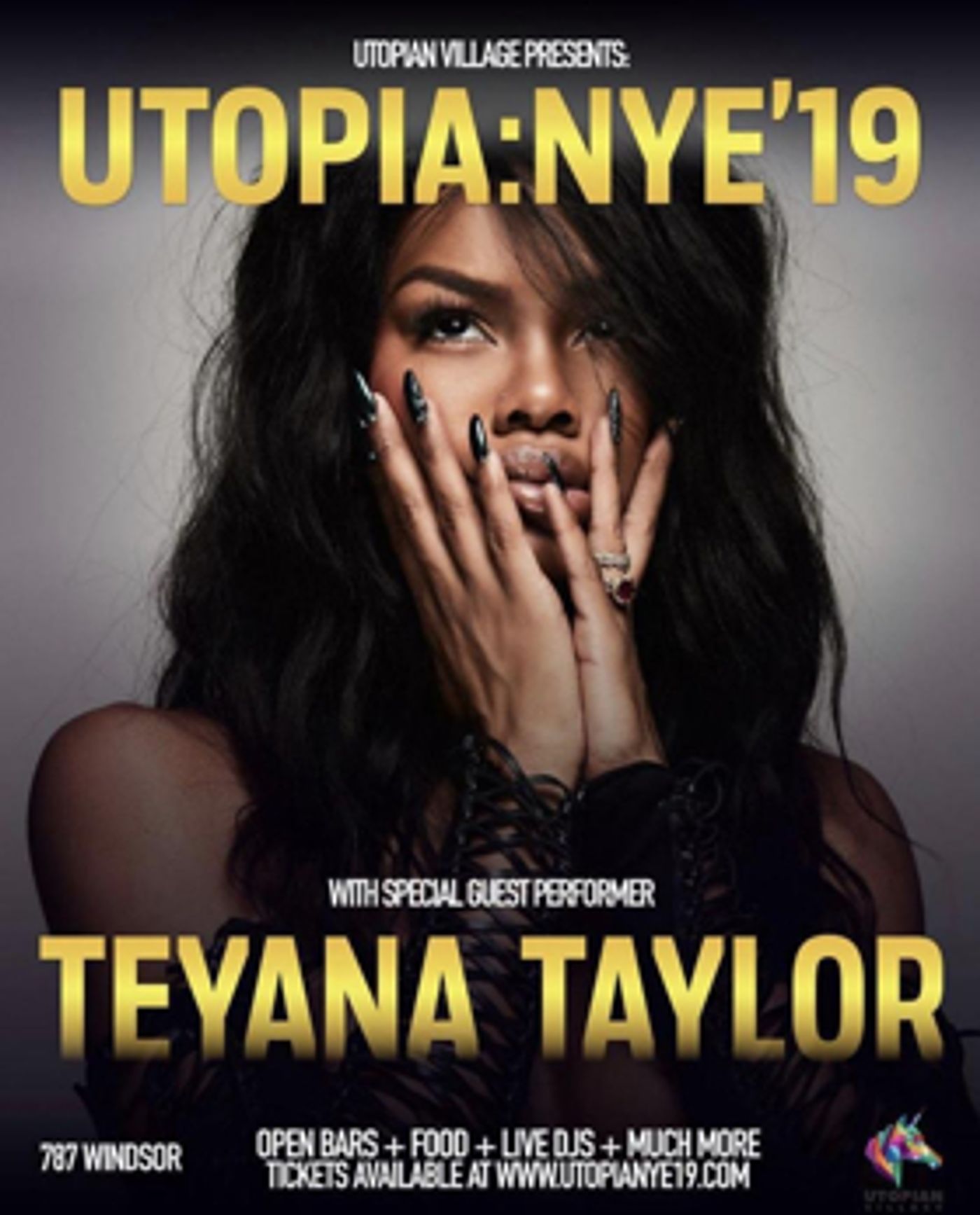 Multi-Talented Performing Artist Teyana Taylor Headlines Premier New Year's Eve Party, Utopia NYE, in Atlanta Multi-Talented Performing Artist Teyana Taylor Headlines Premier New Year's Eve Party, Utopia NYE, in Atlanta Image