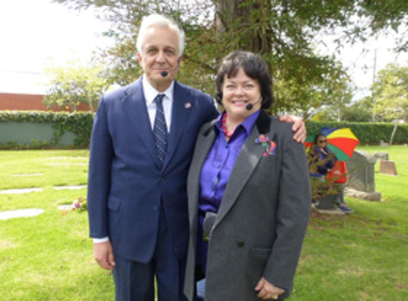 Review: Annual LIVING HISTORY TOUR Features Local Legends, Moguls, and Media Stars Resting Inside Woodlawn Cemetery  Image