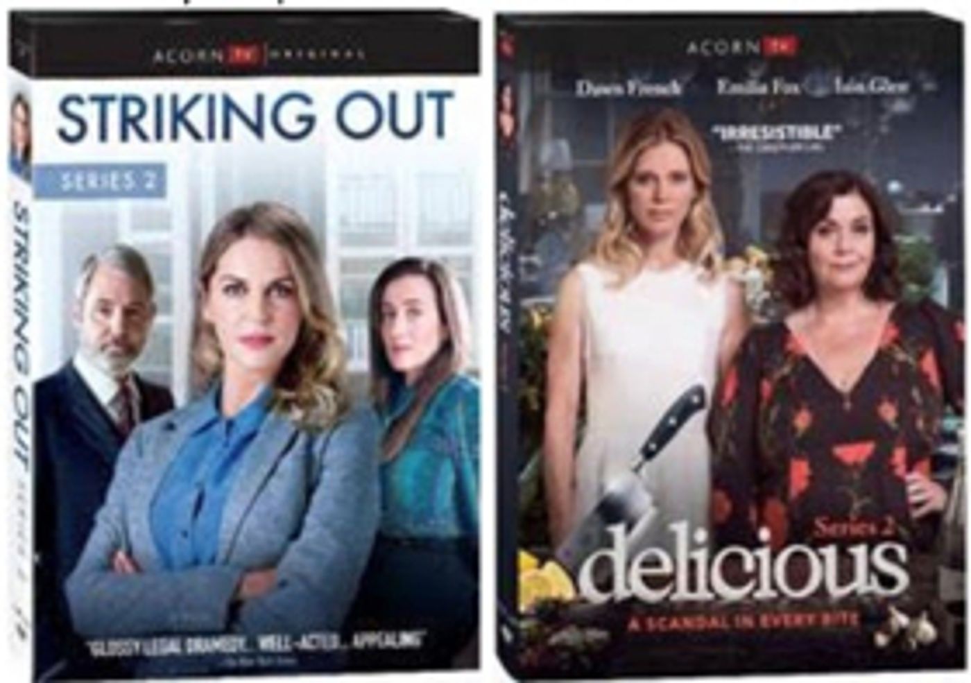 STRIKING OUT Season 2 with Amy Huberman and DELICIOUS Season 2 Out on Acorn DVD July 3  Image
