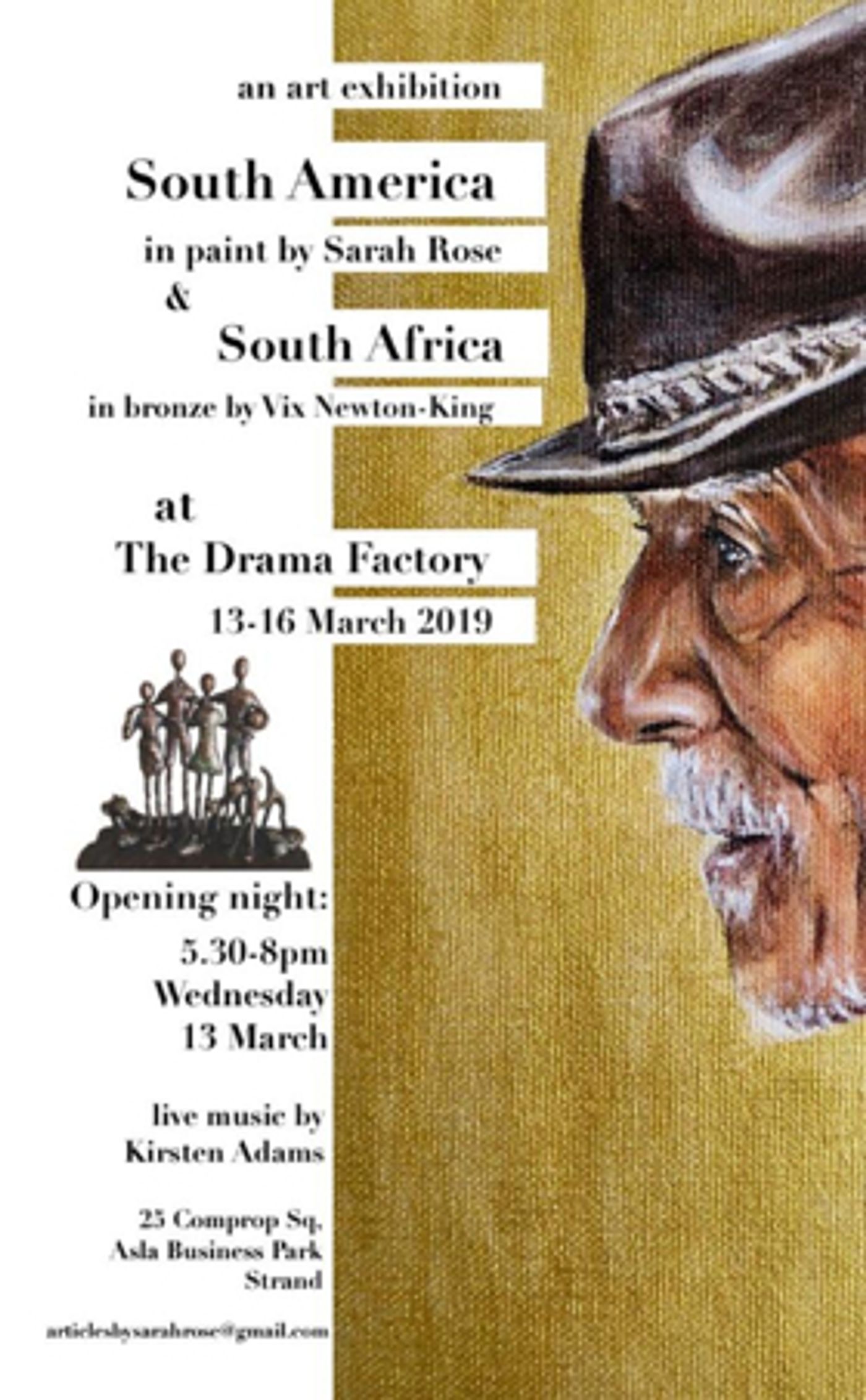 SOUTH AMERICA IN PAINT & SOUTH AFRICA IN BRONZE Come to The Drama Factory SOUTH AMERICA IN PAINT & SOUTH AFRICA IN BRONZE Come to The Drama Factory Image