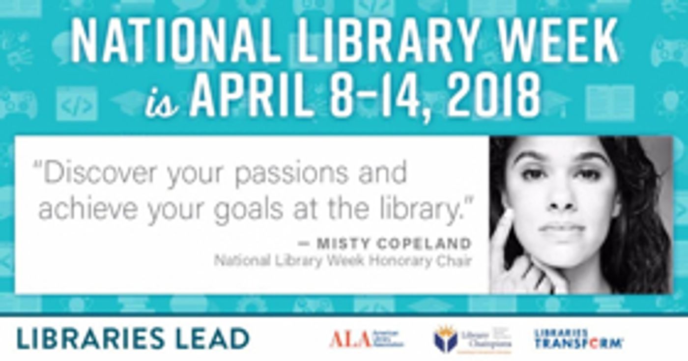 Dancer Misty Copeland to Serve as 2018 National Library Week Honorary Chair Dancer Misty Copeland to Serve as 2018 National Library Week Honorary Chair Image