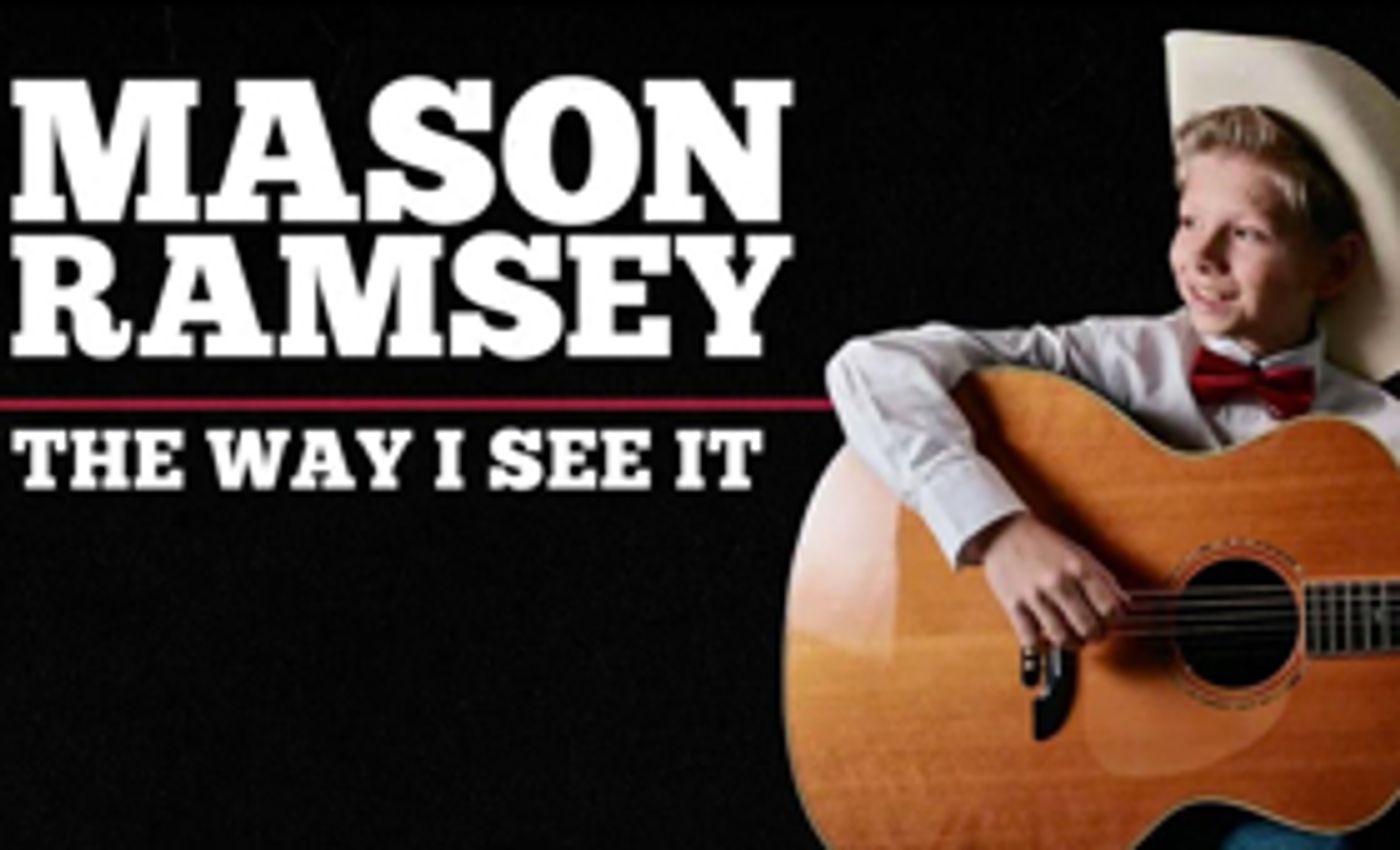 Internet Sensation Mason Ramsey Releases Two New Tracks THE WAY I SEE IT and JAMBALAYA (ON THE BAYOU) Out Now  Image