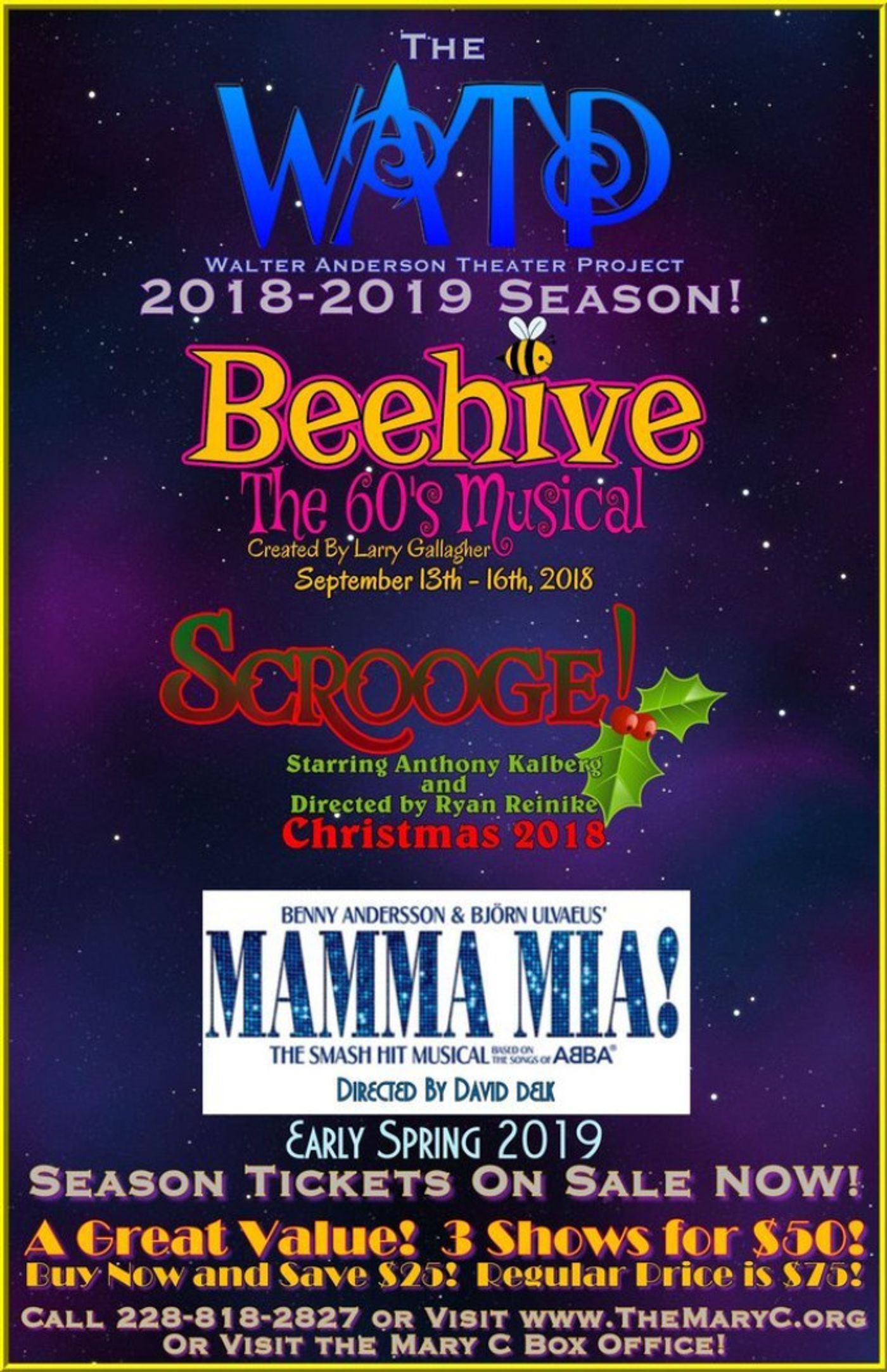 SCROOGE Comes To Walter Anderson Theatre Project For Christmas  Image