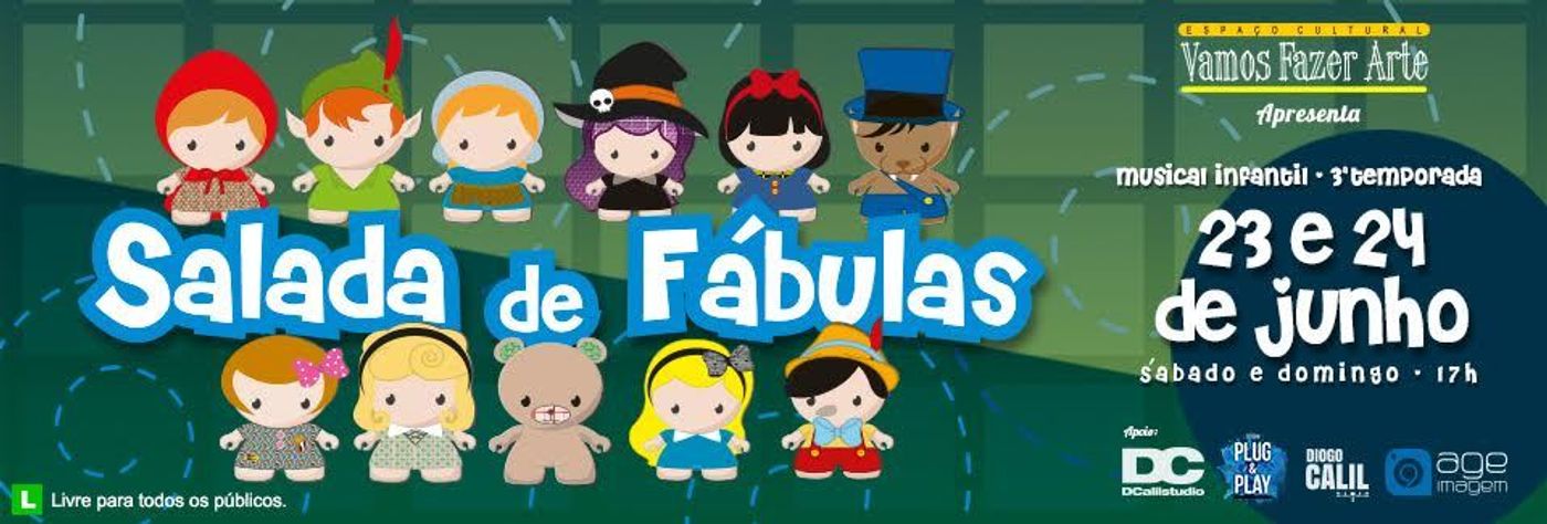 SALADA DE FÁBULAS Comes To Vamos Fazer Arte Beginning 6/23  Image