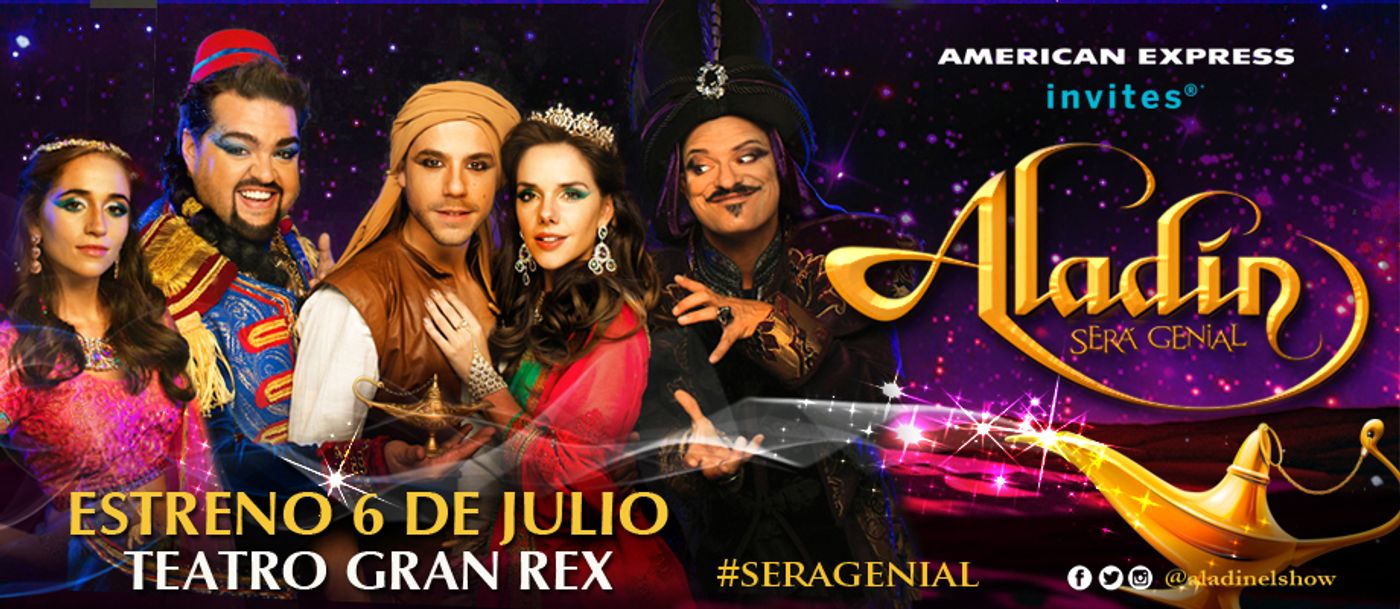 ALADIN Comes To Teatro Gran Rex Through 8/5  Image
