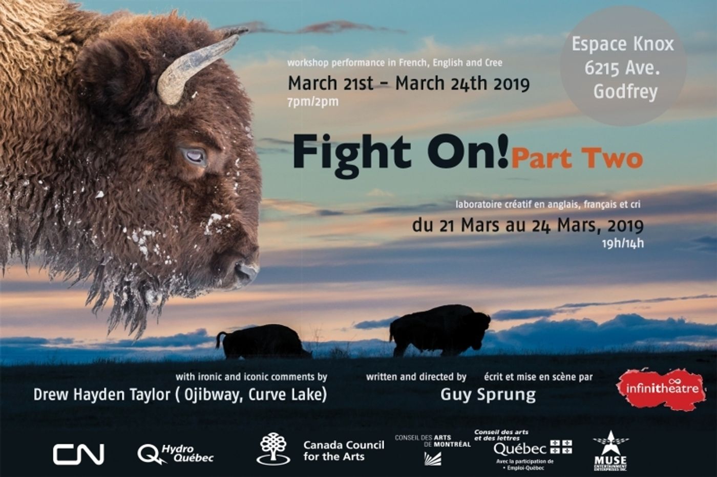 Infinithéâtre Presents FIGHT ON! PART TWO 3/21 - 3/24  Image