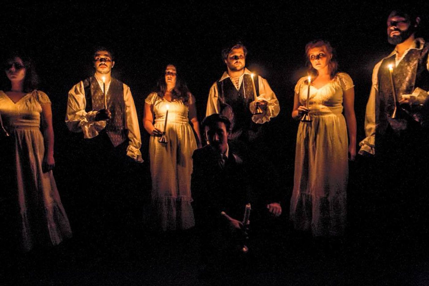 Review: MIDNIGHT DREARY Brings the Terrifying Tales of Edgar Allan Poe to Theatre Downtown.  Image