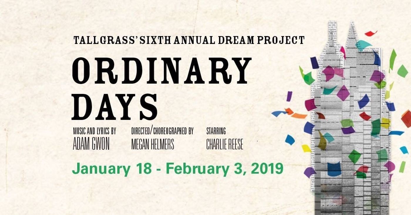 Review: ORDINARY DAYS at Tallgrass Theatre Company - Find Beauty in the Ordinary Review: ORDINARY DAYS at Tallgrass Theatre Company - Find Beauty in the Ordinary Image