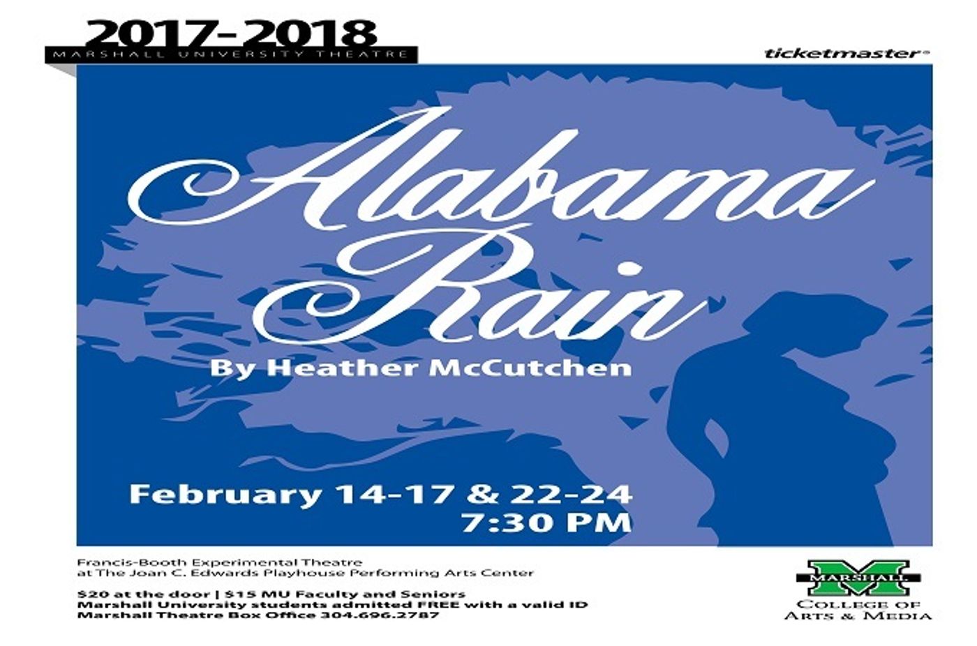 ALABAMA RAIN at Joan C. Edwards Performing Arts Center this February ALABAMA RAIN at Joan C. Edwards Performing Arts Center this February Image