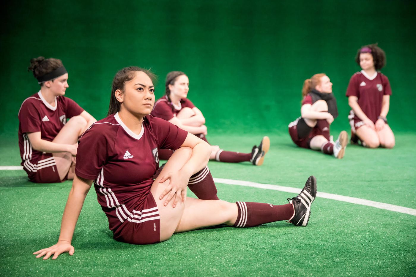 Review: Full On Teen Female Bonding in THE WOLVES at Jungle Theater Review: Full On Teen Female Bonding in THE WOLVES at Jungle Theater Image