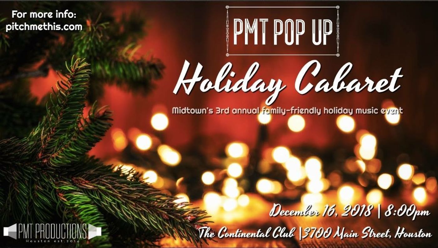 Interview: Eduardo Guzman of Pitch Me This Productions Invites One and All to PMT POP UP: HOLIDAY CABARET  Image