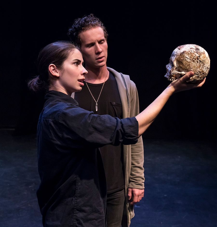 Review: HAMLET at Naked Shakes--UCSB Image