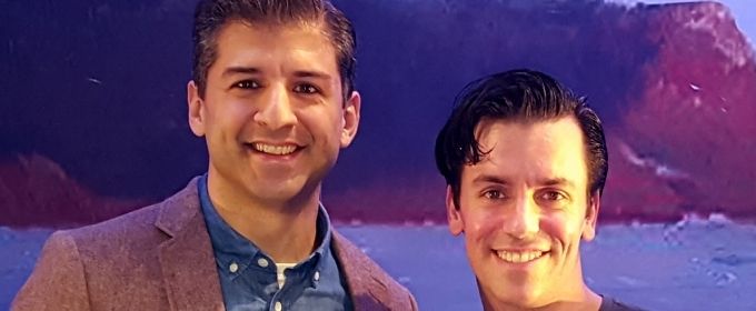 Photo Flash: Tony Yazbeck Visits Broadway Buddies in THE NEW WORLD at Bucks Coun Photos