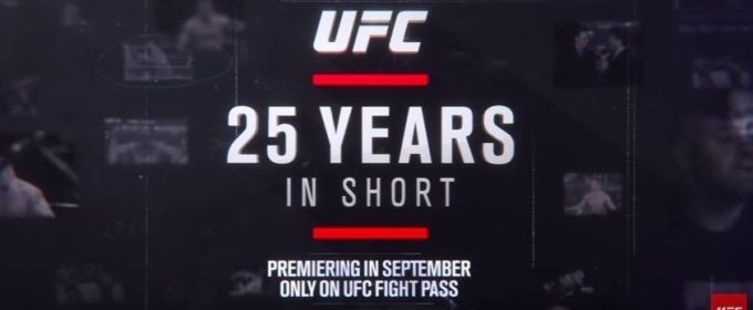 VIDEO: Watch the Trailer for UFC 25 YEARS IN SHORT Video
