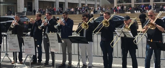 Photo Flash: Local 802 Musicians Rally, Perform in Solidarity with Striking Chic Photos